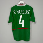 Shop 2003/04 MEXICO MARQUEZ #4 HOME SHIRT (M) NIKE, classic football shirts, vintage football shirts & retro soccer jerseys at Cult Kits