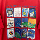 1998 FRANCE COUPE DU MONDE WORLD CUP T-SHIRT (M) OM