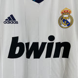 Shop 2012/13 REAL MADRID RONALDO #7 L/S HOME SHIRT (L) ADIDAS, classic football shirts, vintage football shirts & retro soccer jerseys at Cult Kits