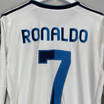 Shop 2012/13 REAL MADRID RONALDO #7 L/S HOME SHIRT (L) ADIDAS, classic football shirts, vintage football shirts & retro soccer jerseys at Cult Kits