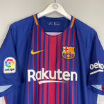 Shop 2017/18 BARCELONA MESSI #10 *BNWT* HOME SHIRT (XL) NIKE, classic football shirts, vintage football shirts & retro soccer jerseys at Cult Kits