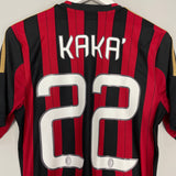 Shop 2013/14 AC MILAN KAKA #22 HOME SHIRT (S) ADIDAS, classic football shirts, vintage football shirts & retro soccer jerseys at Cult Kits