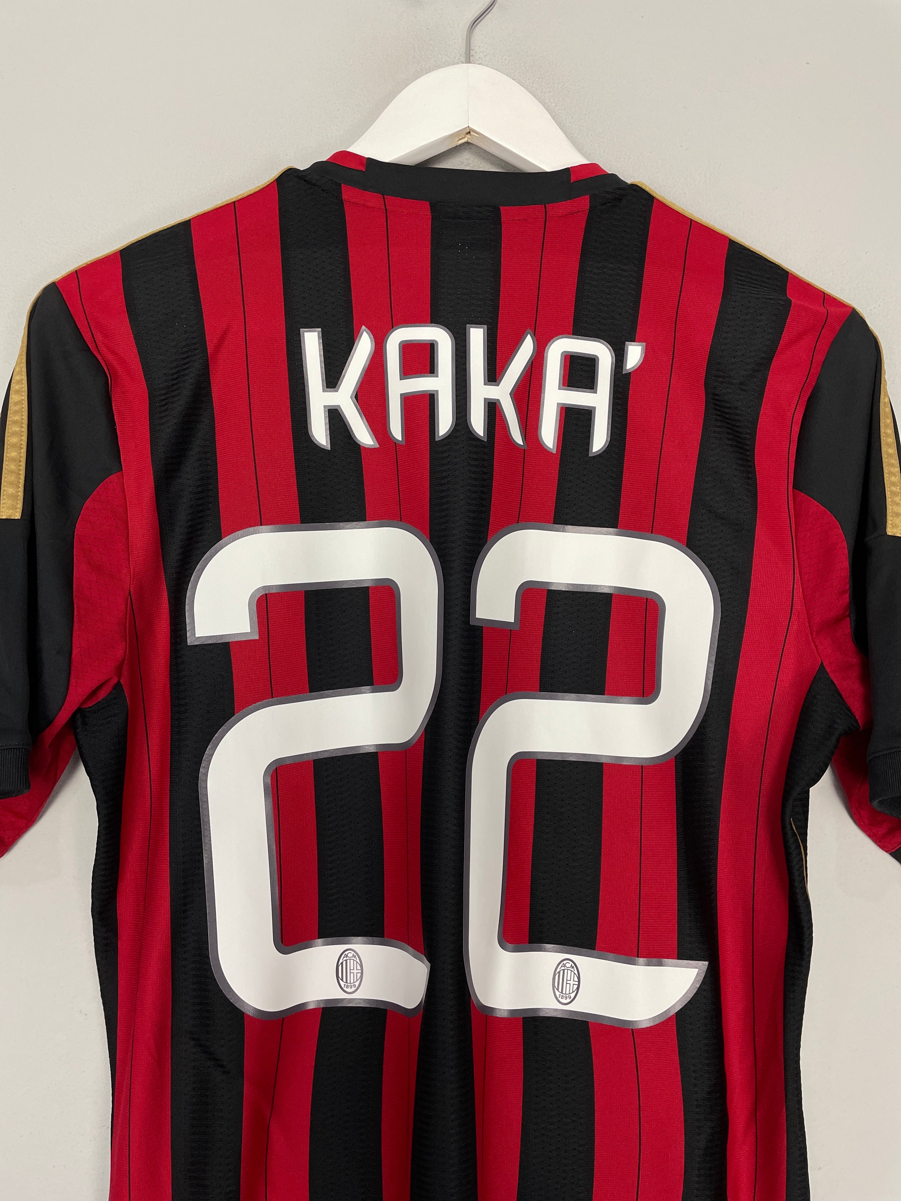 Shop 2013/14 AC MILAN KAKA #22 HOME SHIRT (S) ADIDAS, classic football shirts, vintage football shirts & retro soccer jerseys at Cult Kits