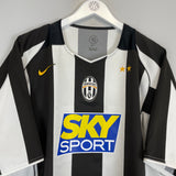 Shop 2004/05 JUVENTUS IBRAHIMOVIC #9 HOME SHIRT (XL) NIKE, classic football shirts, vintage football shirts & retro soccer jerseys at Cult Kits