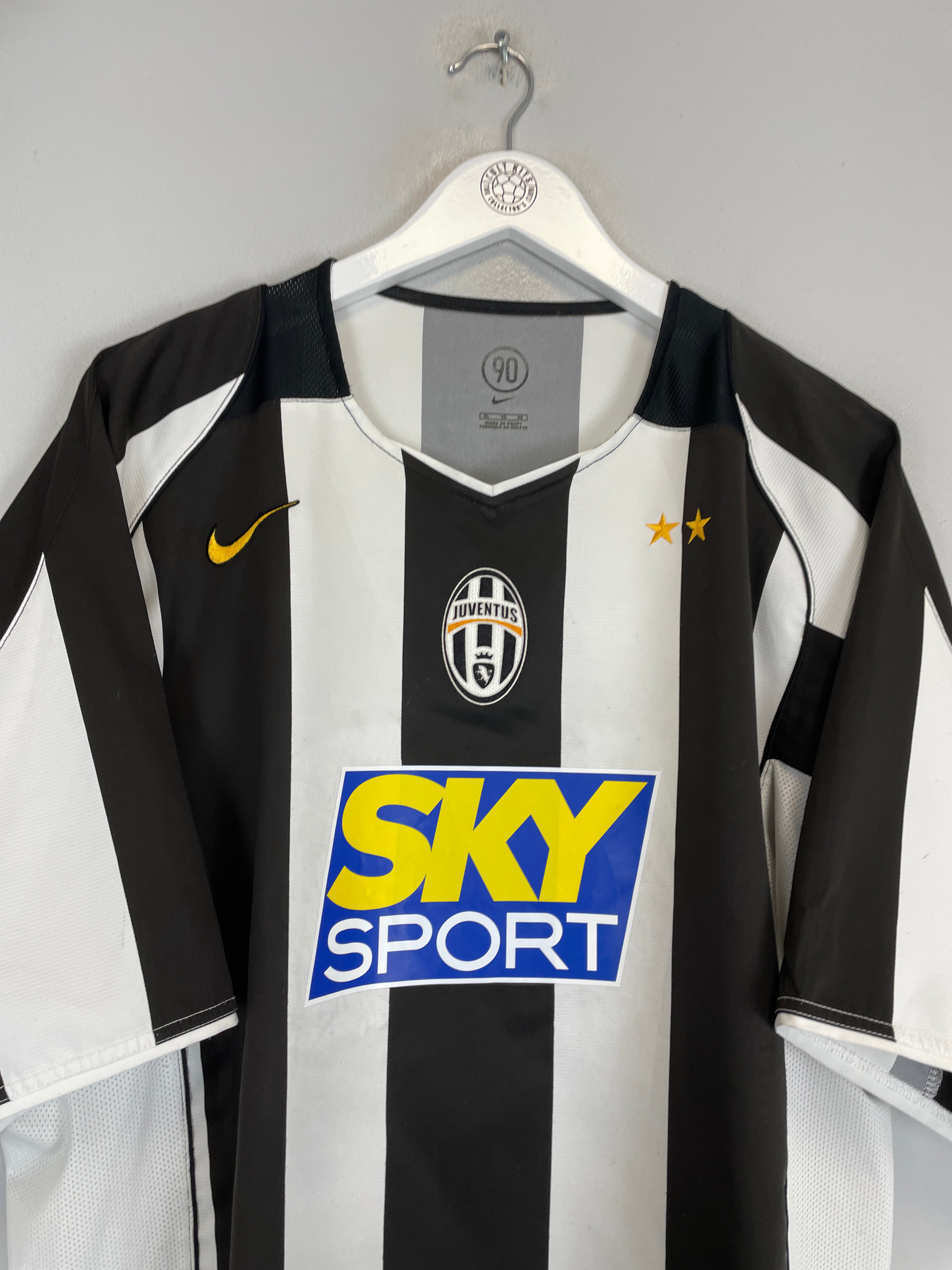 Shop 2004/05 JUVENTUS IBRAHIMOVIC #9 HOME SHIRT (XL) NIKE, classic football shirts, vintage football shirts & retro soccer jerseys at Cult Kits
