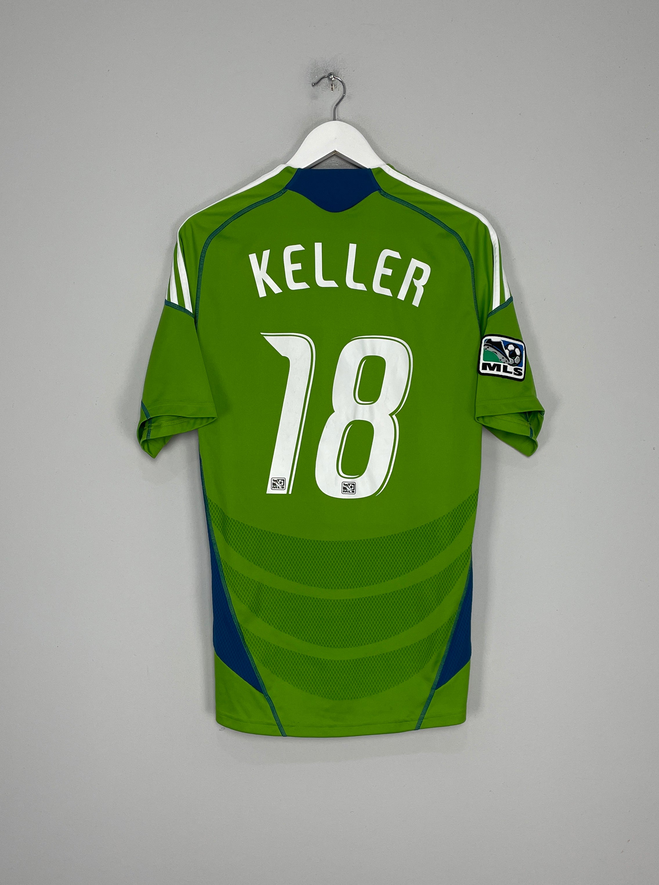 Shop 2009 SEATTLE SOUNDERS KELLER #18 HOME SHIRT (M) ADIDAS, classic football shirts, vintage football shirts & retro soccer jerseys at Cult Kits