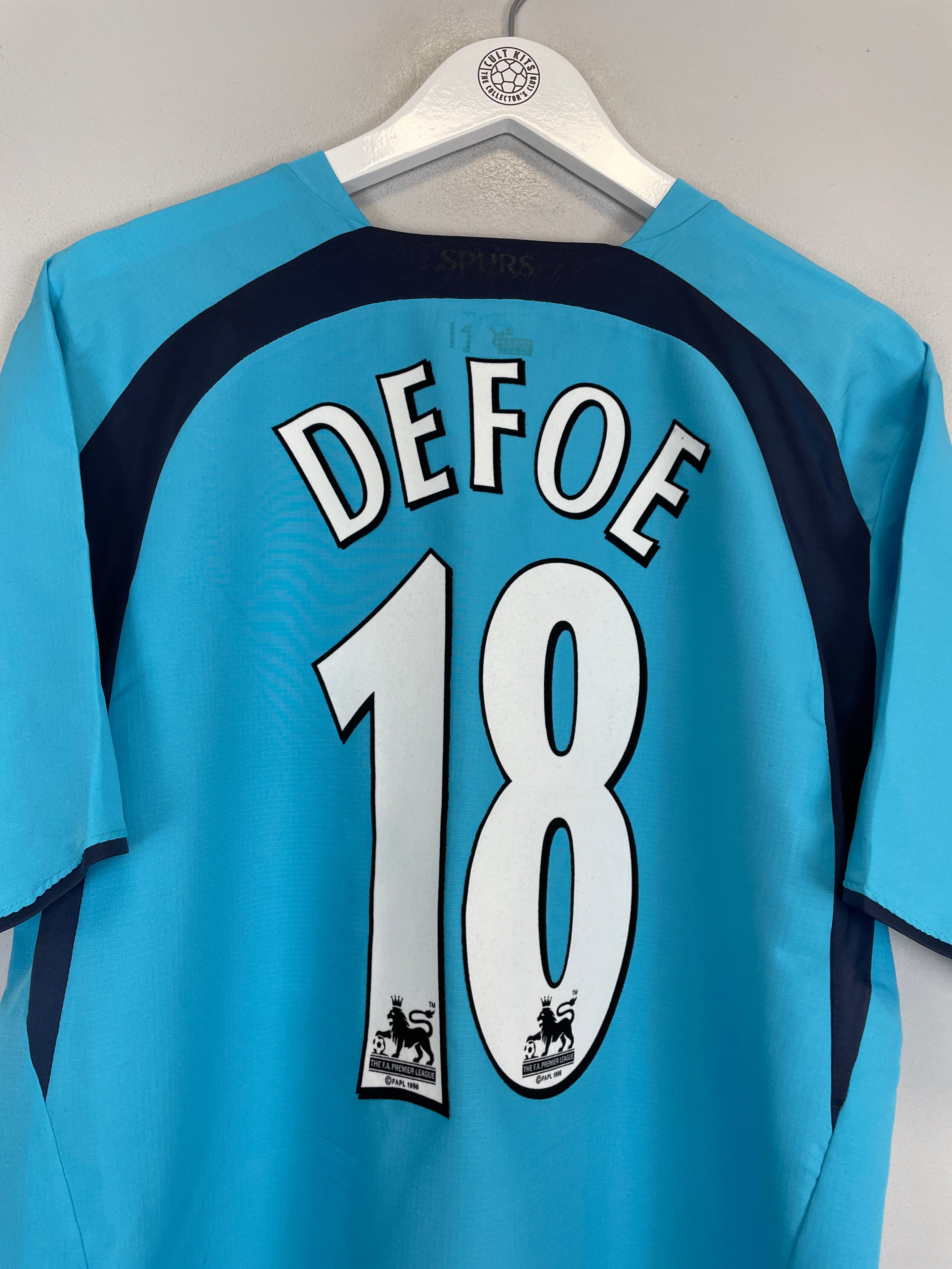 Shop 2006/07 TOTTENHAM DEFOE #18 AWAY SHIRT (L) PUMA, classic football shirts, vintage football shirts & retro soccer jerseys at Cult Kits