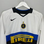 Shop 2005/06 INTER MILAN ADRIANO #10 L/S AWAY SHIRT (S) NIKE, classic football shirts, vintage football shirts & retro soccer jerseys at Cult Kits