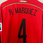 Shop 2014/15 MEXICO R.MARQUEZ #4 L/S AWAY SHIRT (L) ADIDAS, classic football shirts, vintage football shirts & retro soccer jerseys at Cult Kits