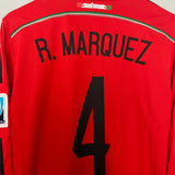 Shop 2014/15 MEXICO R.MARQUEZ #4 L/S AWAY SHIRT (L) ADIDAS, classic football shirts, vintage football shirts & retro soccer jerseys at Cult Kits