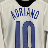 Shop 2005/06 INTER MILAN ADRIANO #10 L/S AWAY SHIRT (S) NIKE, classic football shirts, vintage football shirts & retro soccer jerseys at Cult Kits