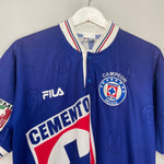 Shop 1997/99 CRUZ AZUL *CHAMPIONS* HOME SHIRT (S) FILA, classic football shirts, vintage football shirts & retro soccer jerseys at Cult Kits