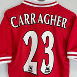 Shop 1996/98 LIVERPOOL CARRAGHER #23 HOME SHIRT (S) REEBOK, classic football shirts, vintage football shirts & retro soccer jerseys at Cult Kits