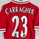 Shop 1996/98 LIVERPOOL CARRAGHER #23 HOME SHIRT (S) REEBOK, classic football shirts, vintage football shirts & retro soccer jerseys at Cult Kits