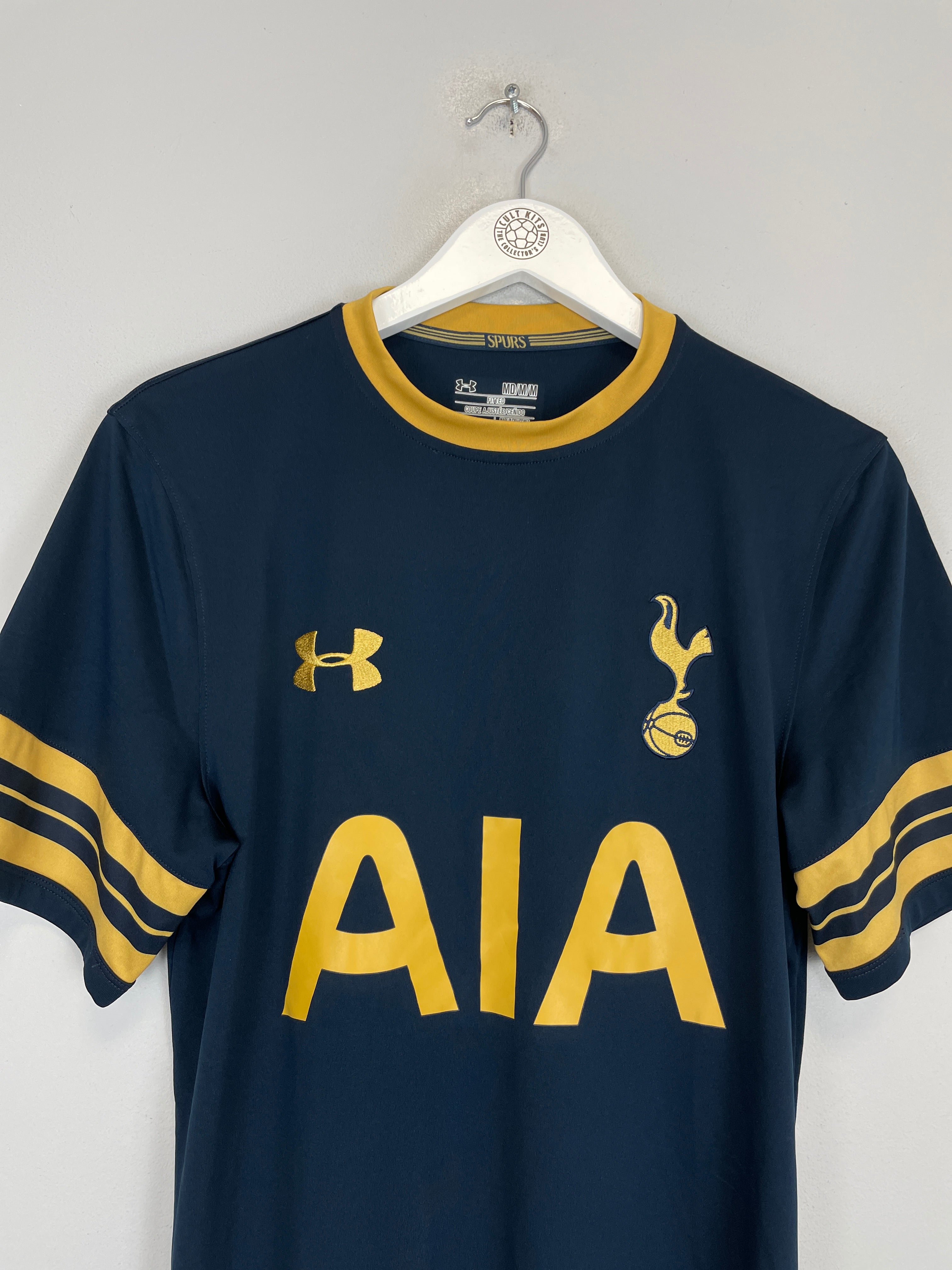 Shop 2016/17 TOTTENHAM SON #7 AWAY SHIRT (M) UNDER ARMOUR, classic football shirts, vintage football shirts & retro soccer jerseys at Cult Kits