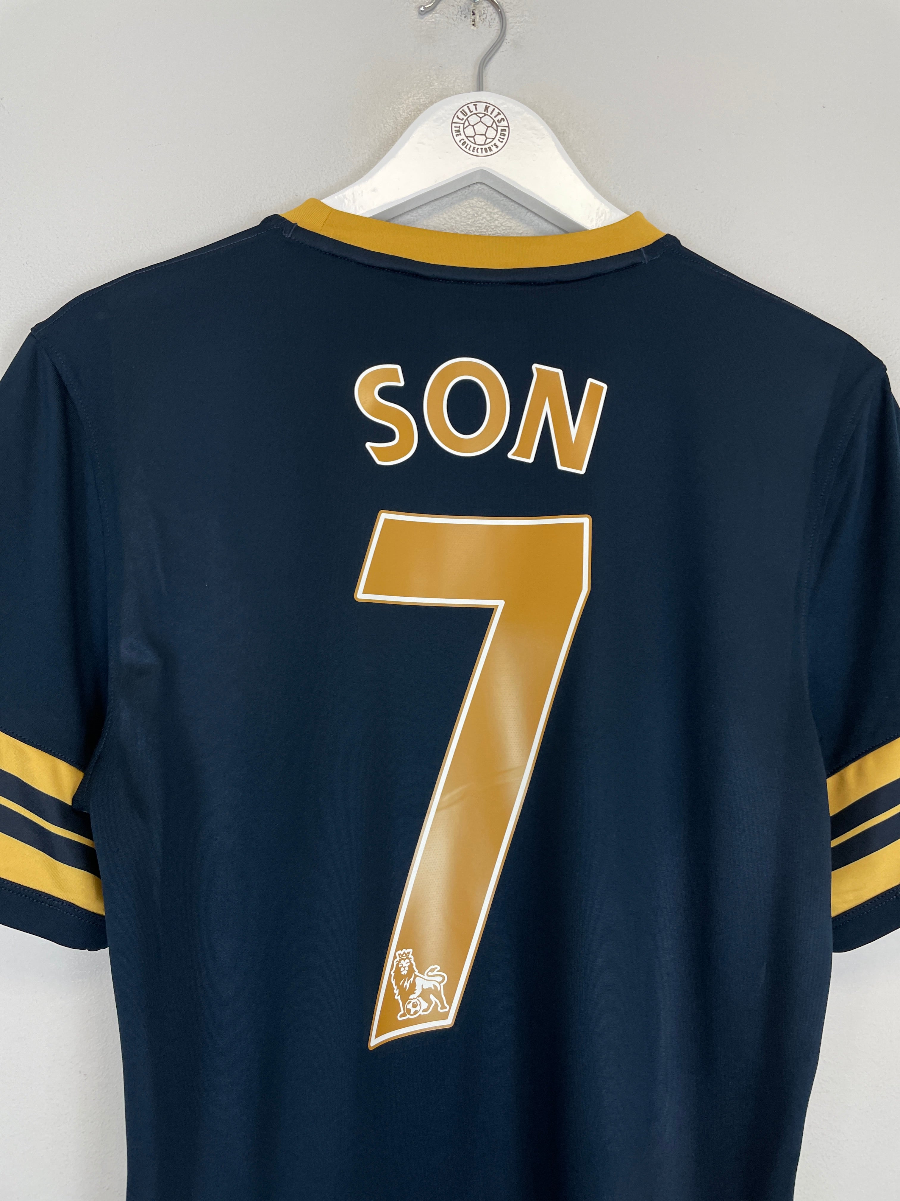 Shop 2016/17 TOTTENHAM SON #7 AWAY SHIRT (M) UNDER ARMOUR, classic football shirts, vintage football shirts & retro soccer jerseys at Cult Kits