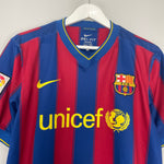 Shop 2009/10 BARCELONA MESSI #10 HOME SHIRT (L) NIKE, classic football shirts, vintage football shirts & retro soccer jerseys at Cult Kits