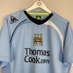 Shop 2008/09 MANCHESTER CITY KOMPANY #33 HOME SHIRT (L) LE COQ, classic football shirts, vintage football shirts & retro soccer jerseys at Cult Kits