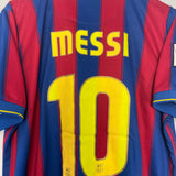 Shop 2009/10 BARCELONA MESSI #10 HOME SHIRT (L) NIKE, classic football shirts, vintage football shirts & retro soccer jerseys at Cult Kits