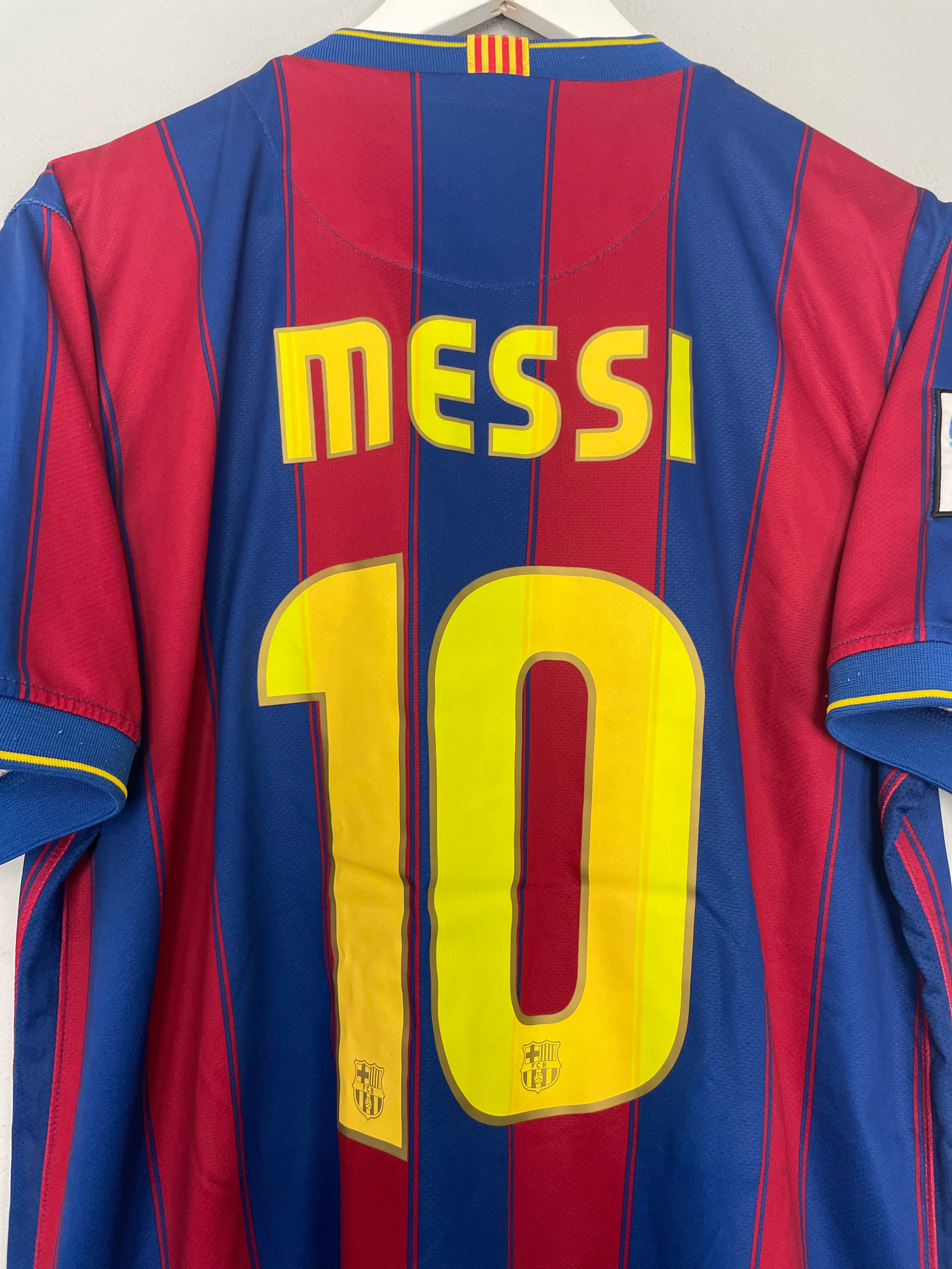 Shop 2009/10 BARCELONA MESSI #10 HOME SHIRT (L) NIKE, classic football shirts, vintage football shirts & retro soccer jerseys at Cult Kits