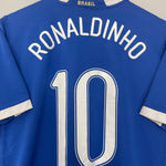 Shop 2006/07 BRAZIL RONALDINHO #10 AWAY SHIRT (M) NIKE, classic football shirts, vintage football shirts & retro soccer jerseys at Cult Kits