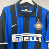 Shop 2007/08 INTER MILAN FIGO #7 *CENTENARY* HOME SHIRT (XL) NIKE, classic football shirts, vintage football shirts & retro soccer jerseys at Cult Kits