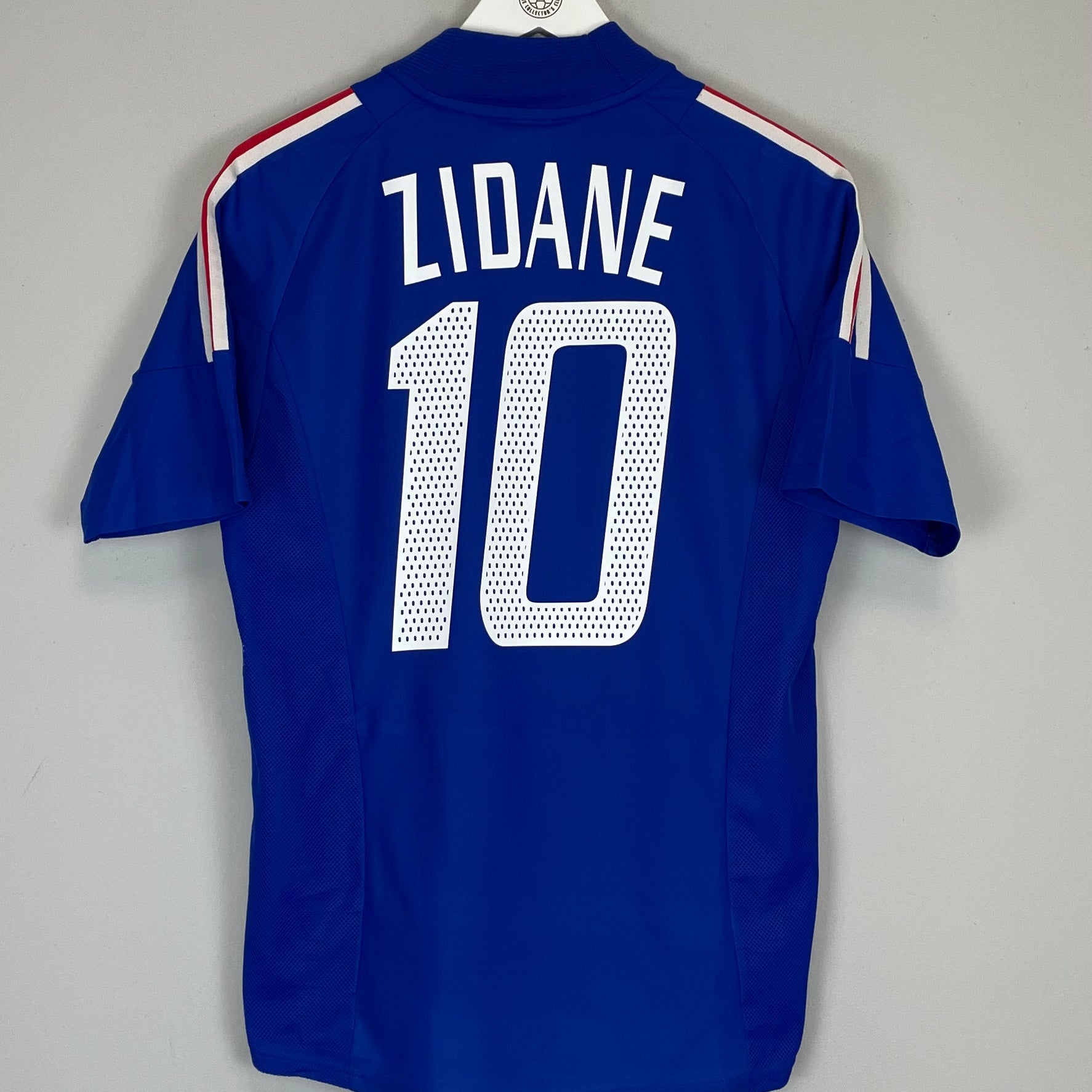 Shop 2002/04 FRANCE ZIDANE #10 HOME SHIRT (S) ADIDAS, classic football shirts, vintage football shirts & retro soccer jerseys at Cult Kits