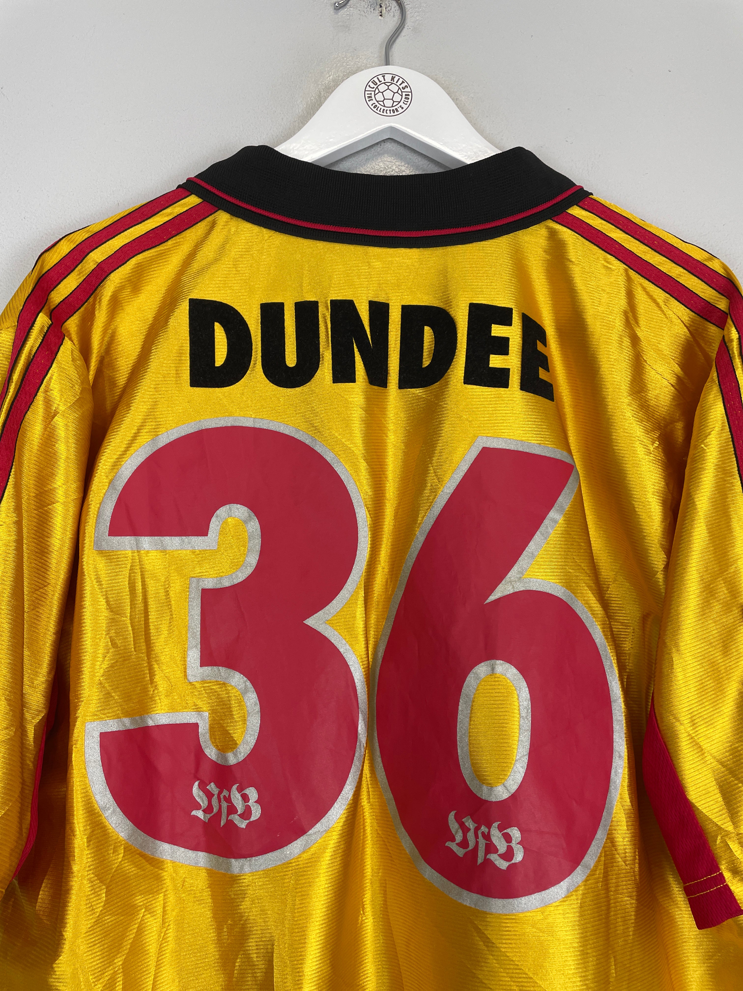 Shop 2000/01 STUTTGART DUNDEE #36 AWAY SHIRT (XL) ADIDAS, classic football shirts, vintage football shirts & retro soccer jerseys at Cult Kits