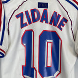 Shop 1998/00 FRANCE ZIDANE #10 AWAY SHIRT (M) ADIDAS, classic football shirts, vintage football shirts & retro soccer jerseys at Cult Kits