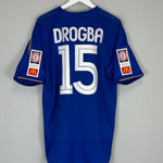 Shop 2005/06 CHELSEA DROGBA #15 *CENTENARY* HOME SHIRT (XL) UMBRO, classic football shirts, vintage football shirts & retro soccer jerseys at Cult Kits