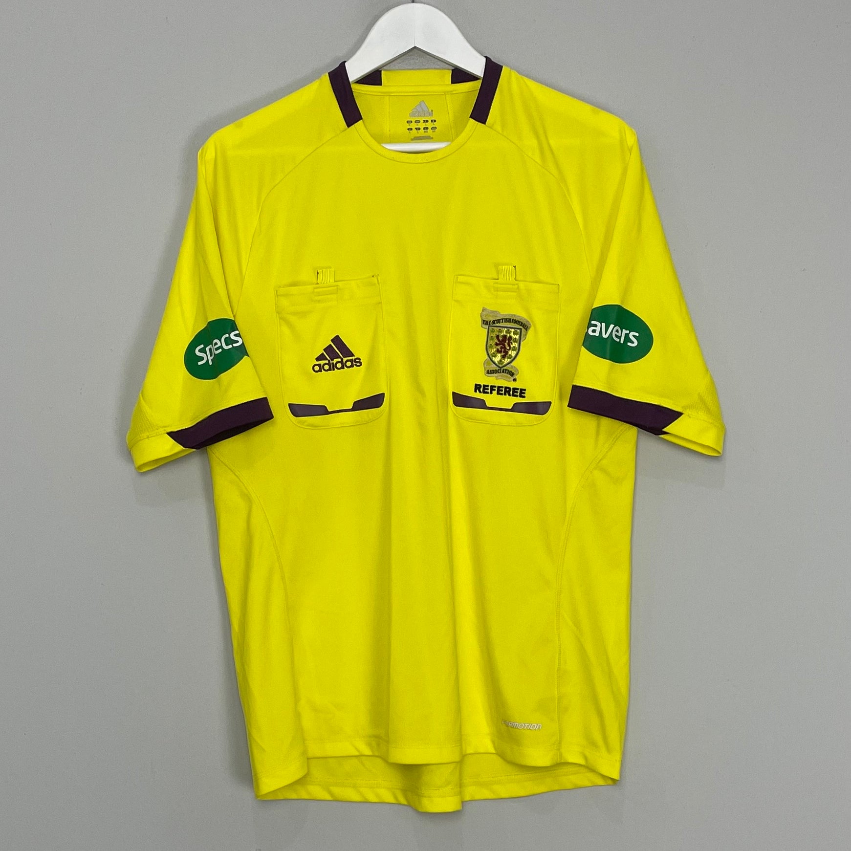Shop 2012/13 SCOTTISH FA REFEREE SHIRT (L) ADIDAS, classic football shirts, vintage football shirts & retro soccer jerseys at Cult Kits