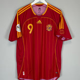2006/08 SPAIN F.TORRES #9 HOME SHIRT (L) ADIDAS