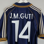 Shop 1998/00 REAL MADRID GUTI #14 THIRD SHIRT (M) ADIDAS, classic football shirts, vintage football shirts & retro soccer jerseys at Cult Kits