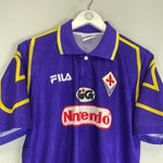 Shop 1997/98 FIORENTINA HOME SHIRT (M) FILA, classic football shirts, vintage football shirts & retro soccer jerseys at Cult Kits