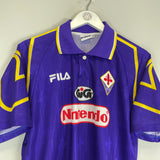 Shop 1997/98 FIORENTINA HOME SHIRT (M) FILA, classic football shirts, vintage football shirts & retro soccer jerseys at Cult Kits