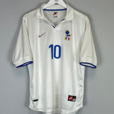 1997/98 ITALY DEL PIERO #10 AWAY SHIRT (L) NIKE
