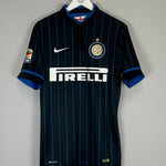 Shop 2014/15 INTER MILAN D'AMBROSIO #33 *AUTHENTIC* HOME SHIRT (L) NIKE, classic football shirts, vintage football shirts & retro soccer jerseys at Cult Kits