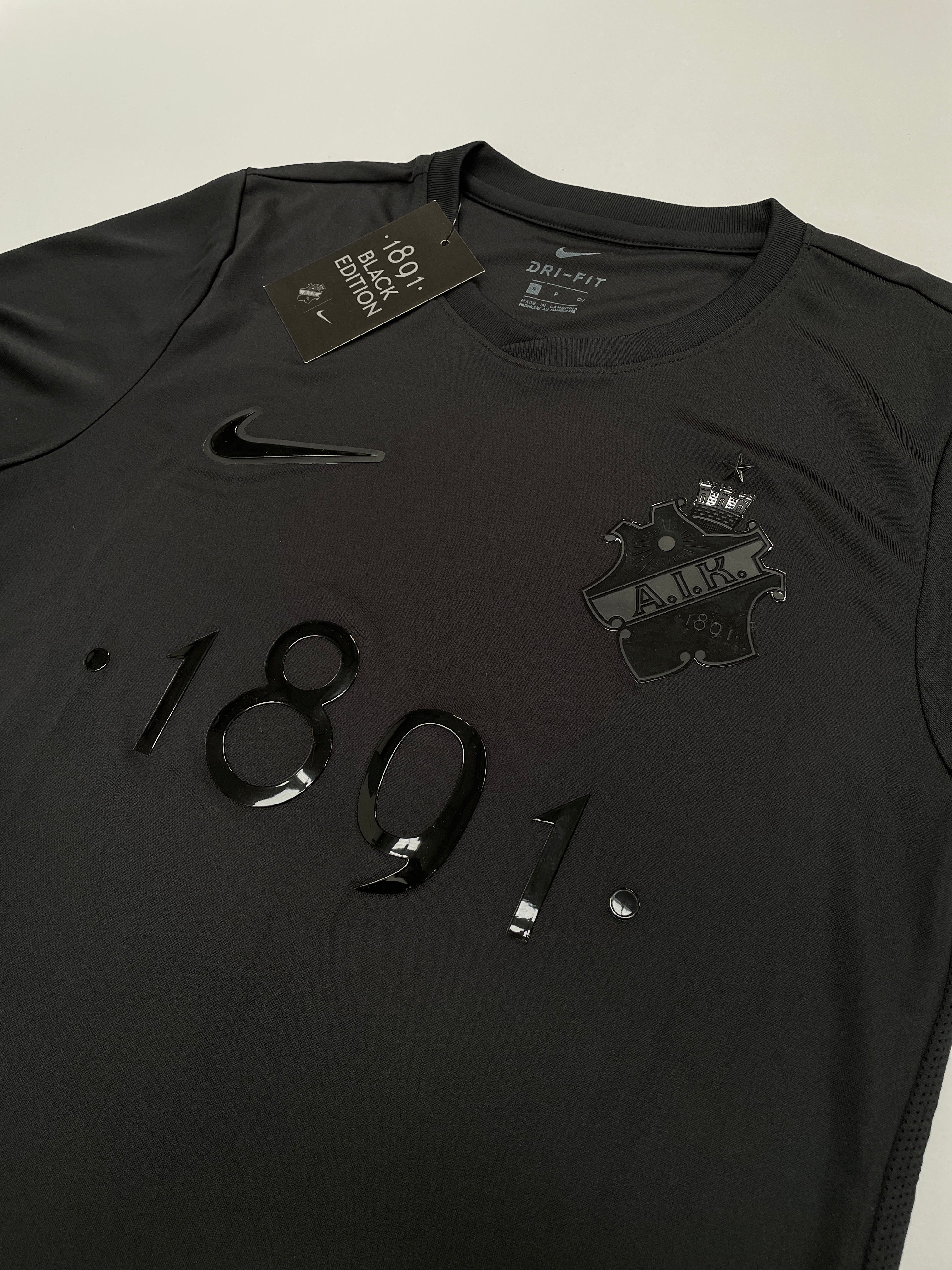 Shop 2019 AIK 1891 'BLACK EDITION' SHIRT (S) NIKE, classic football shirts, vintage football shirts & retro soccer jerseys at Cult Kits