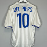 1997/98 ITALY DEL PIERO #10 AWAY SHIRT (L) NIKE