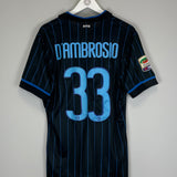 Shop 2014/15 INTER MILAN D'AMBROSIO #33 *AUTHENTIC* HOME SHIRT (L) NIKE, classic football shirts, vintage football shirts & retro soccer jerseys at Cult Kits