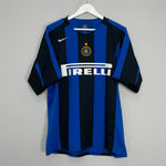 Shop 2004/05 INTER MILAN ADRIANO #10 HOME SHIRT (L) NIKE, classic football shirts, vintage football shirts & retro soccer jerseys at Cult Kits