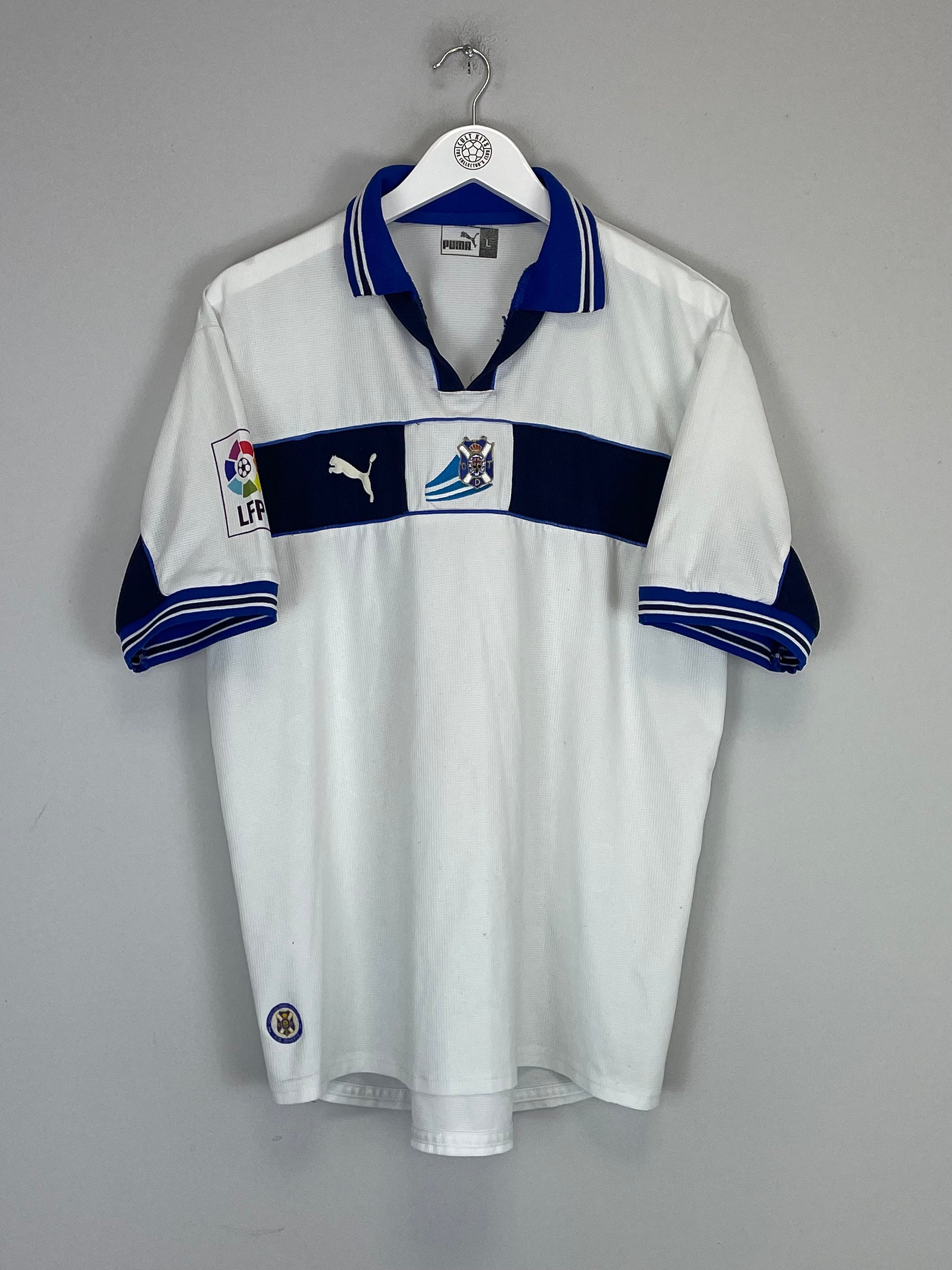 Shop 2000/01 TENERIFE HOME SHIRT (L) PUMA, classic football shirts, vintage football shirts & retro soccer jerseys at Cult Kits