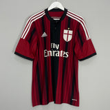 Shop 2014/15 AC MILAN KAKA #22 HOME SHIRT (L) ADIDAS, classic football shirts, vintage football shirts & retro soccer jerseys at Cult Kits