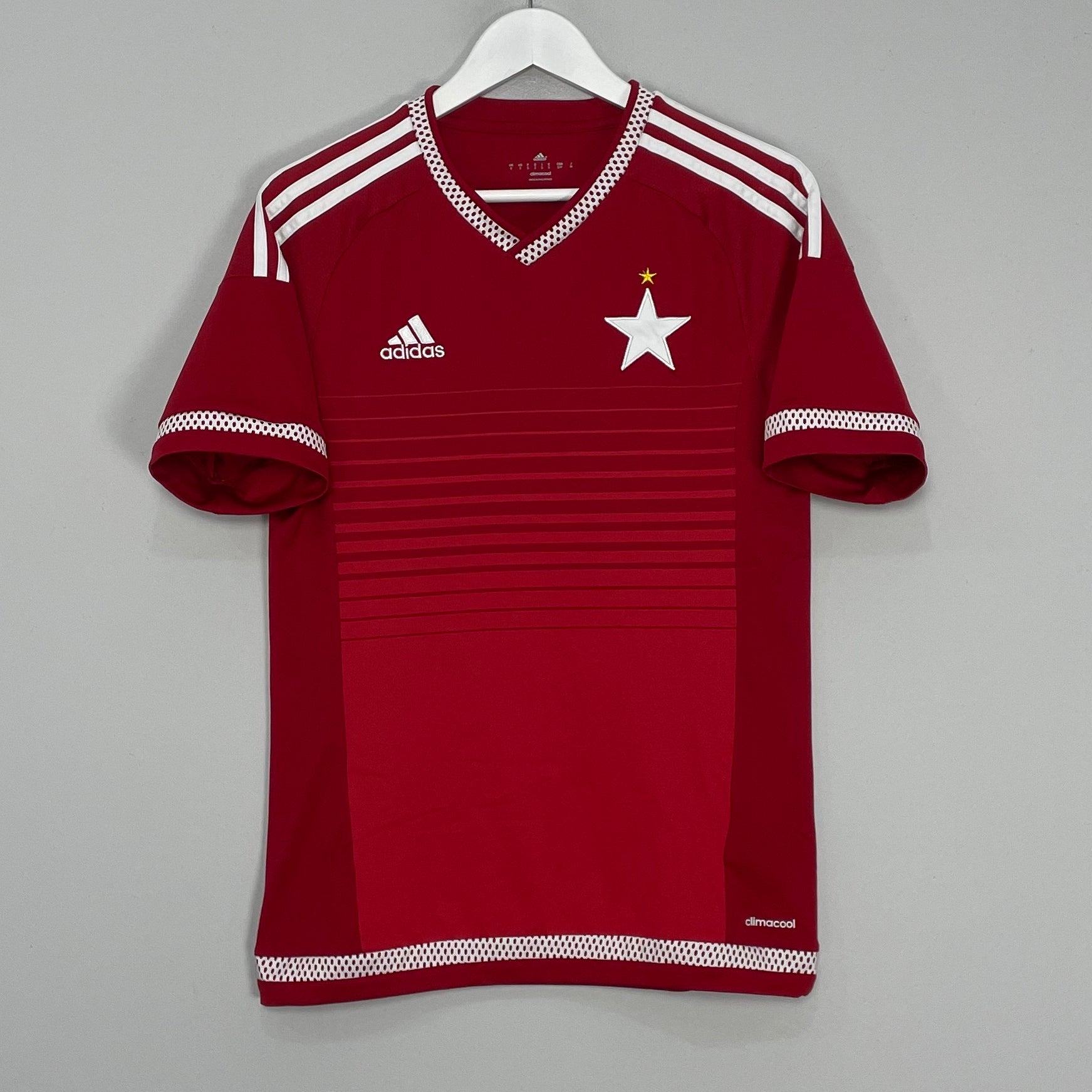 Shop 2015/16 WISLA KRAKOW HOME SHIRT (S) ADIDAS, classic football shirts, vintage football shirts & retro soccer jerseys at Cult Kits