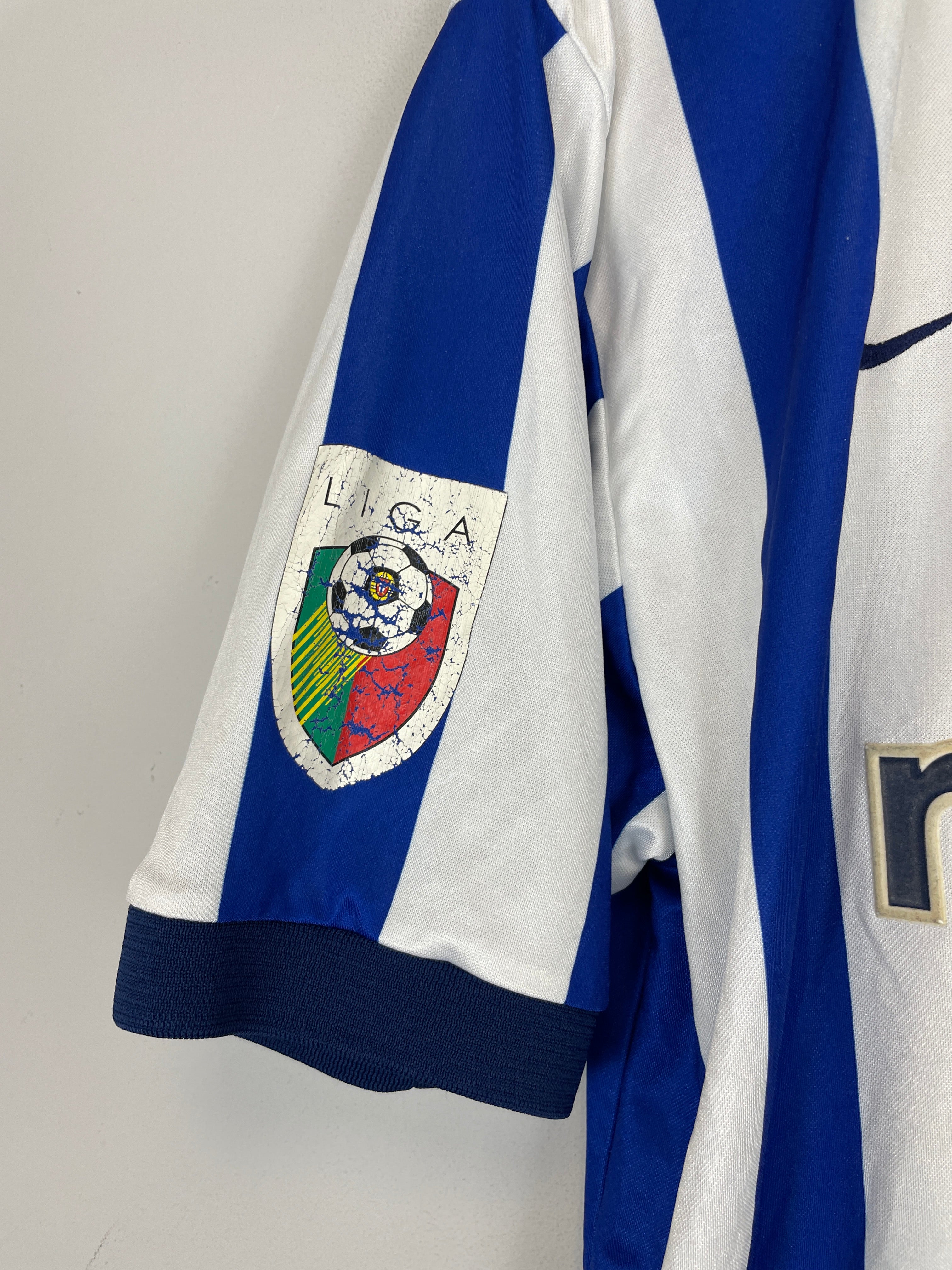 Shop 2002/03 PORTO HOME SHIRT (L) NIKE, classic football shirts, vintage football shirts & retro soccer jerseys at Cult Kits