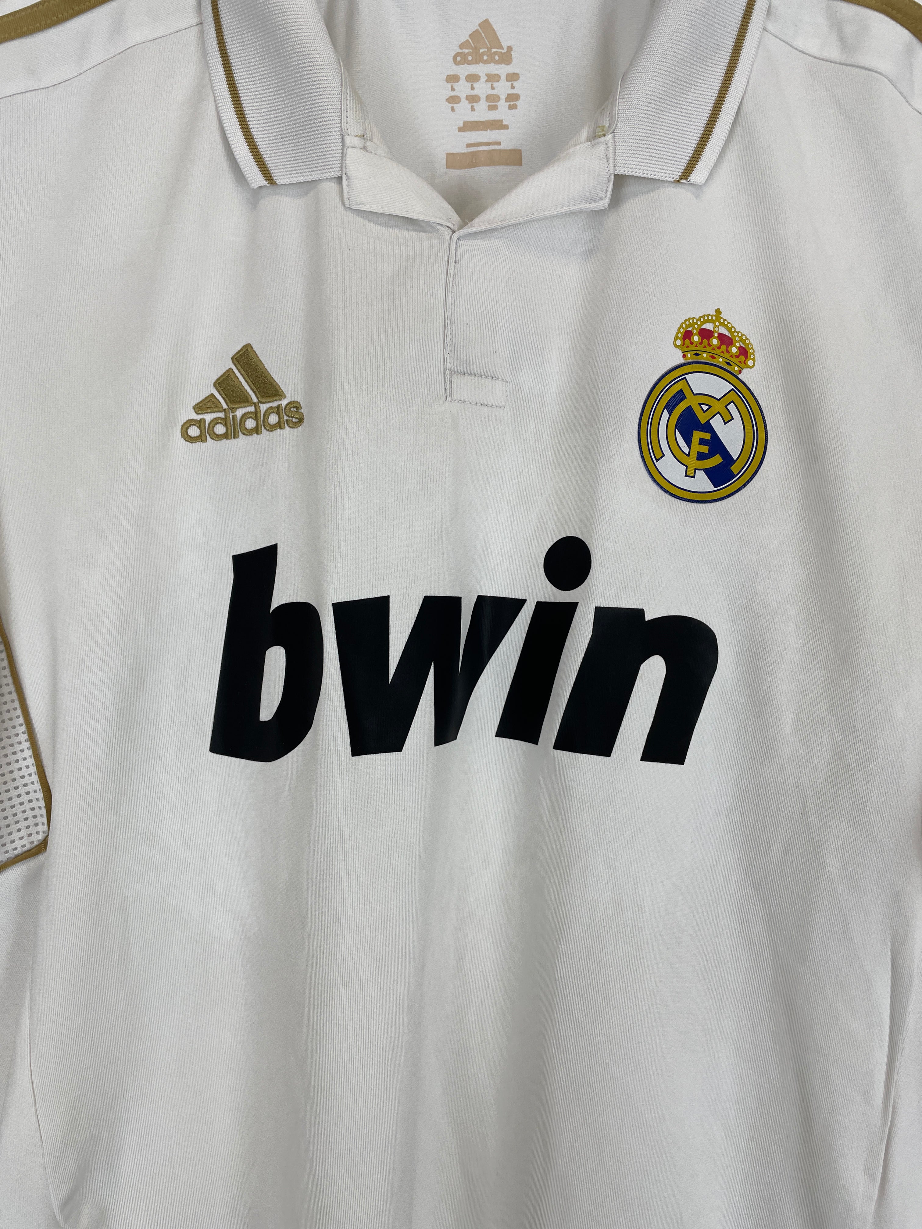 Shop 2011/12 REAL MADRID RONALDO #7 HOME SHIRT (L) ADIDAS, classic football shirts, vintage football shirts & retro soccer jerseys at Cult Kits