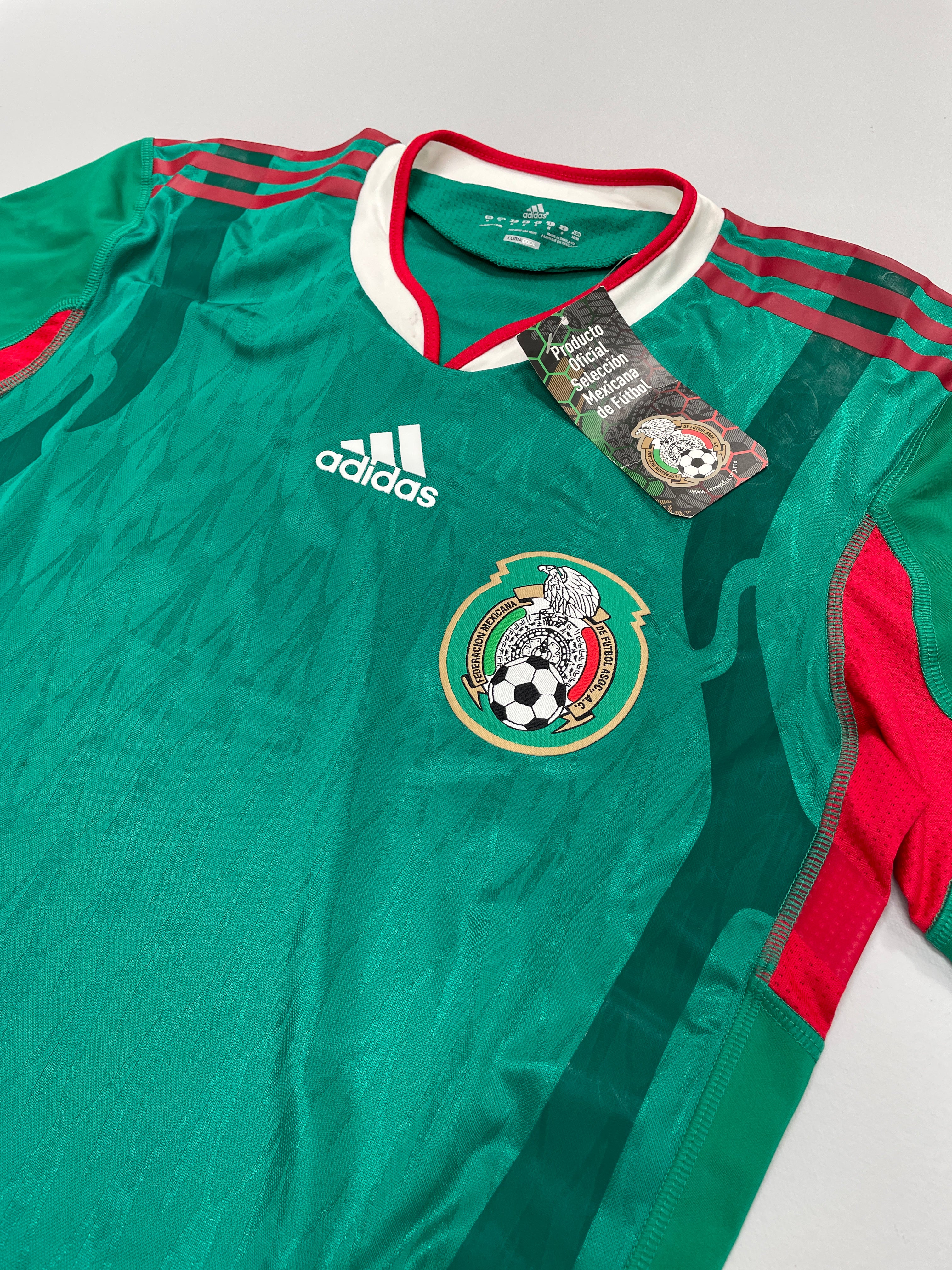 Shop 2010 MEXICO BOXED PLAYER ISSUE HOME SHIRT (M) ADIDAS, classic football shirts, vintage football shirts & retro soccer jerseys at Cult Kits