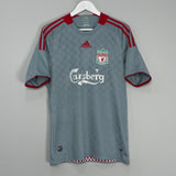 2008/09 LIVERPOOL GERRARD #8 AWAY SHIRT (M) ADIDAS
