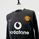 2005 MANCHESTER UNITED RONALDO #7 *MATCH WORN v LIVERPOOL *L/S AWAY SHIRT (L) NIKE