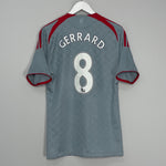 2008/09 LIVERPOOL GERRARD #8 AWAY SHIRT (M) ADIDAS